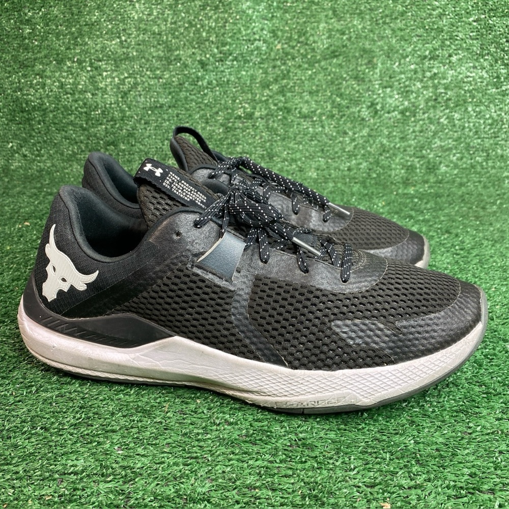 Under Armour UA Project Rock BSR 2‎ Size 13 Shoes (3025081-001) Black/White